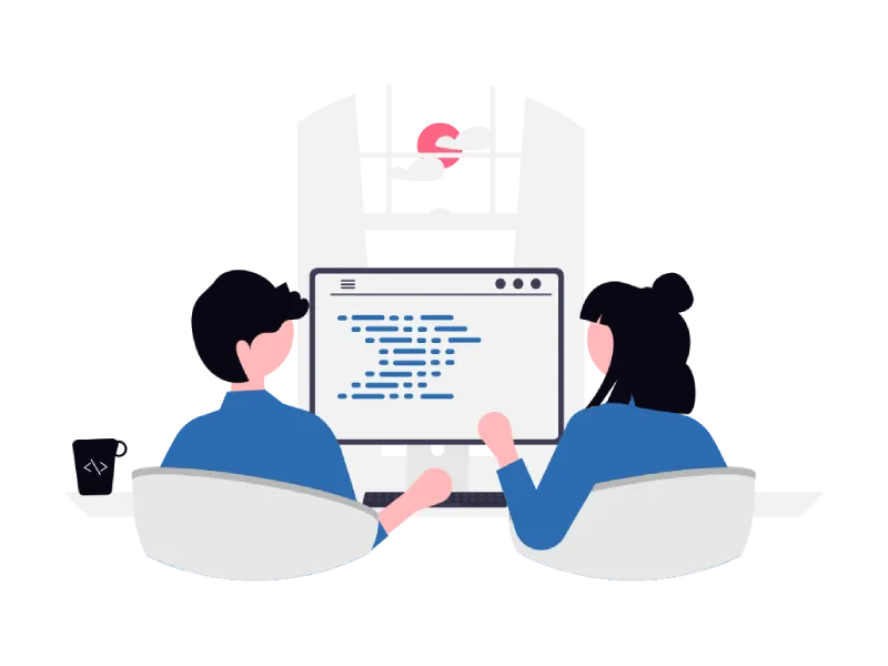 Web Application Illustration